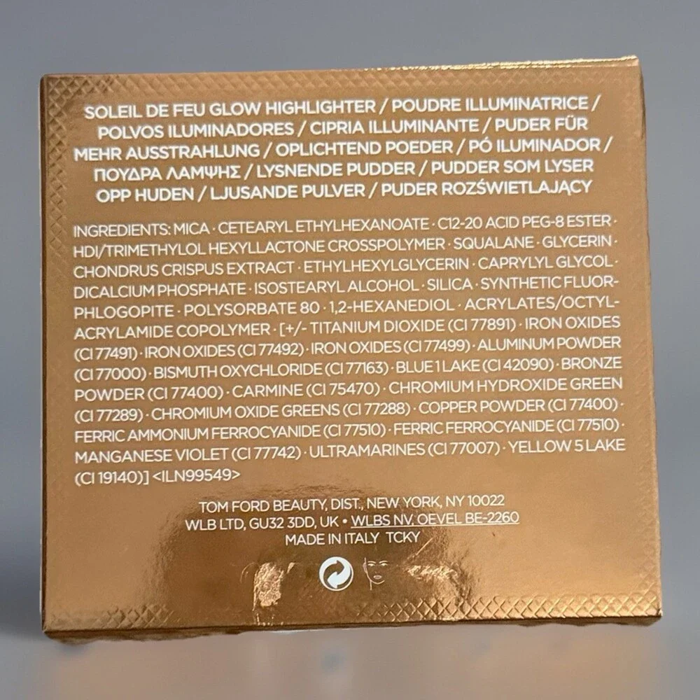 Tom Ford Soleil de Feu Glow Highlighter Glow Powder Shade 02 Oasis 0.21oz/6g